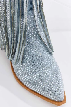 Cato Bling Fringe Boots><noscript><img width=