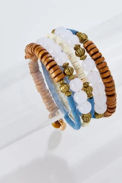 Cato Wood Coil Bracelet> Bracelets