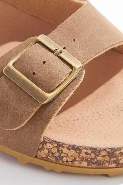 Cato Double Buckle Footbed Sandals> Sandals|Flats