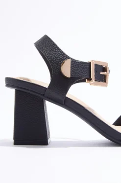 Cato Double Buckle Heeled Sandals> Heels|Sandals
