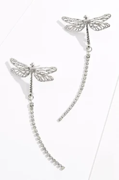 Cato Dragonfly Linear Earrings> Earrings