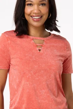 Cato Drawstring Side Tee><noscript><img width=