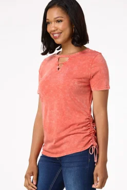 Cato Drawstring Side Tee><noscript><img width=