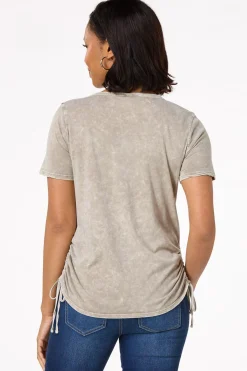 Cato Drawstring Side Tee><noscript><img width=