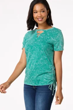 Cato Drawstring Side Tee><noscript><img width=