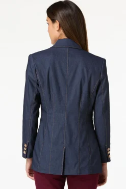 Cato Dressy Denim Blazer> Suiting|Jackets & Vests