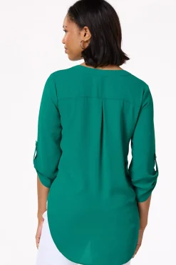 Cato Dressy High- Low Top> Tops