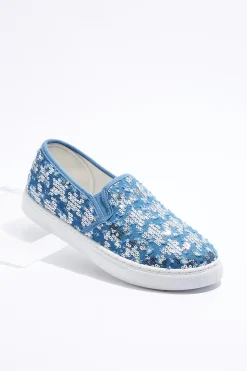 Cato Embellished Distressed Sneakers> Sneakers