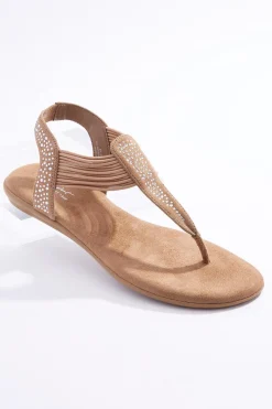Cato Embellished Stretch Sandals><noscript><img width=