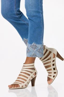 Cato Embroidered Wide Cuff Jeans><noscript><img width=