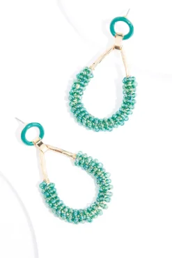 Cato Everyday Seed Bead Tear Earrings> Earrings