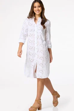 Cato Eyelet Duster> Cover Ups|Tops
