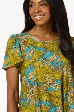 Cato Eyelet Leaf Top><noscript><img width=