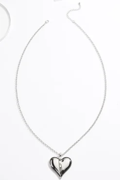Cato Faith Heart Pendant Necklace> Inspirational|Necklaces