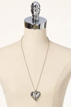 Cato Faith Heart Pendant Necklace> Inspirational|Necklaces