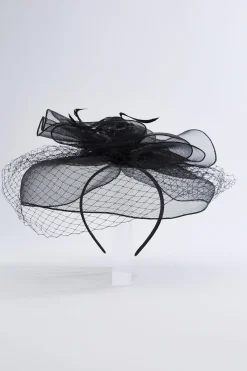 Cato Feather Veil Fascinator> Hats & Hair