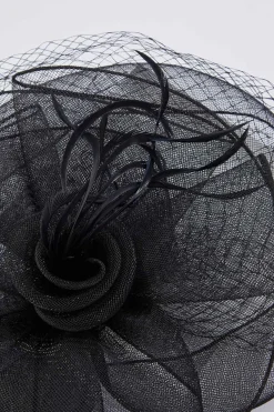Cato Feather Veil Fascinator><noscript><img width=