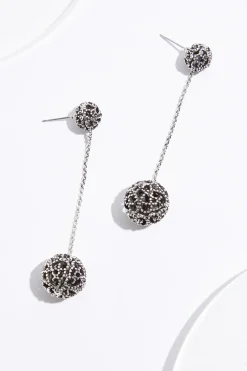Cato Filigree Ball Linear Earrings> Earrings