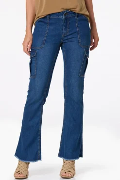 Cato Flare Cargo Jeans> Jeans