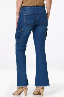 Cato Flare Cargo Jeans> Jeans