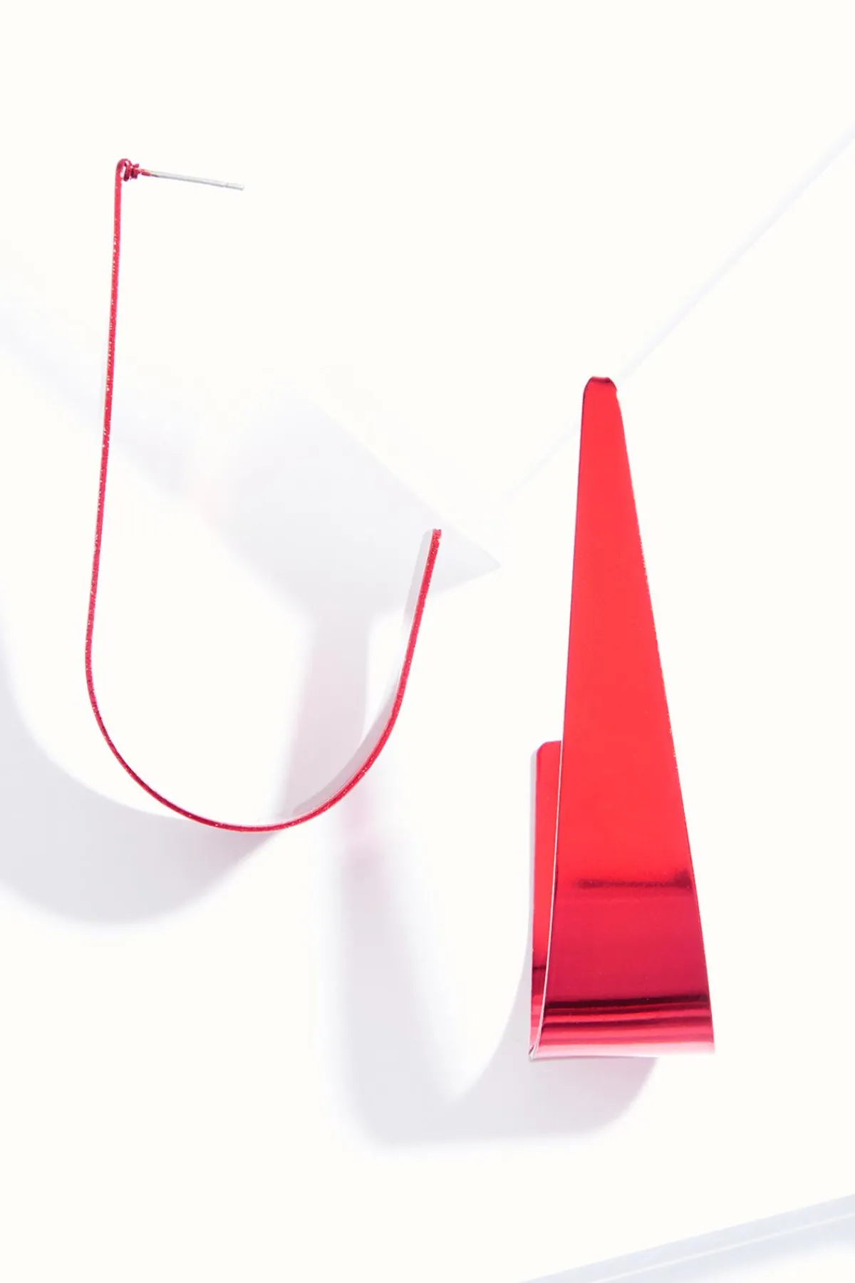 Cato Flat Colored Metal Hoop Earrings> Earrings