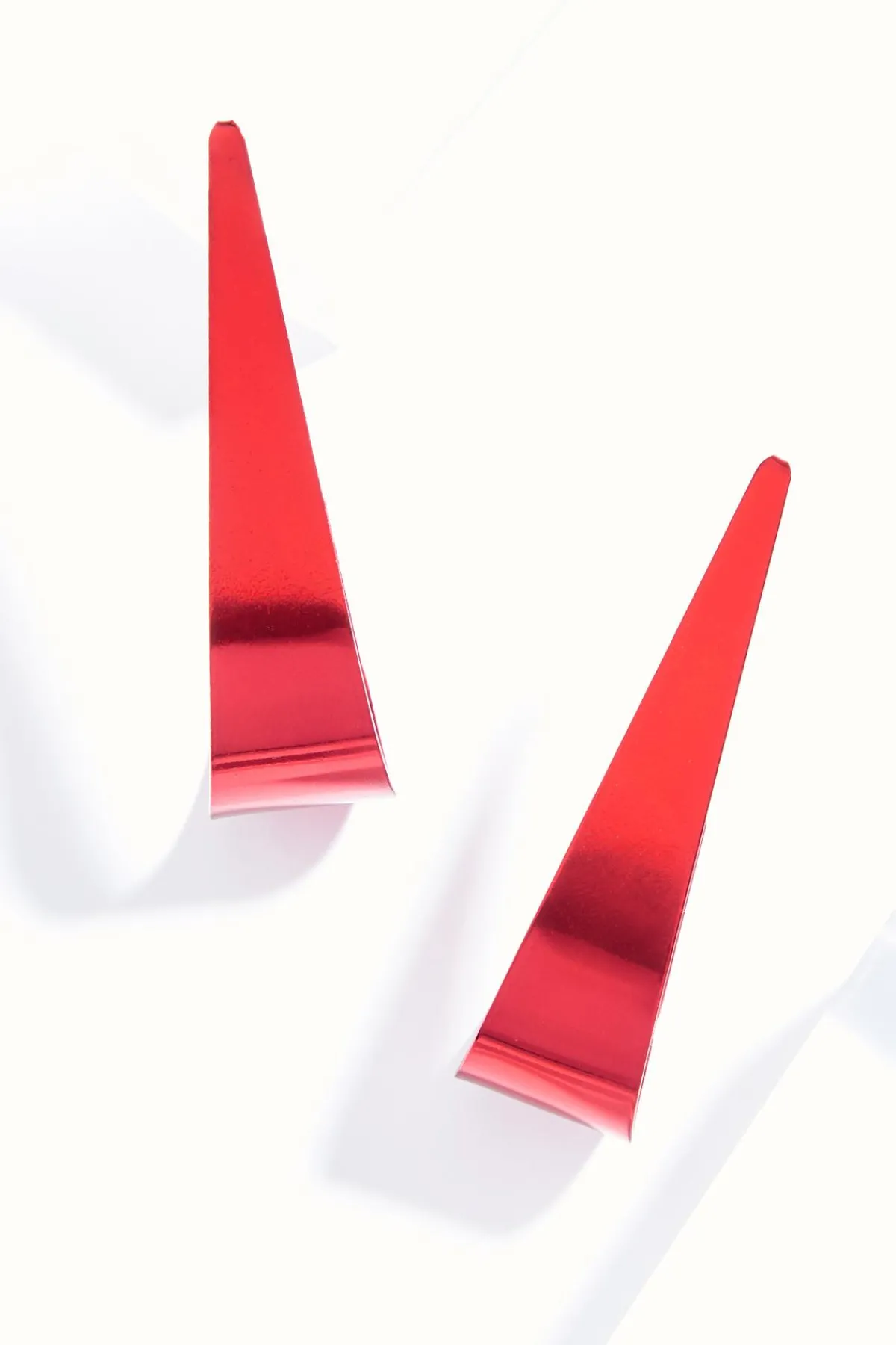 Cato Flat Colored Metal Hoop Earrings> Earrings