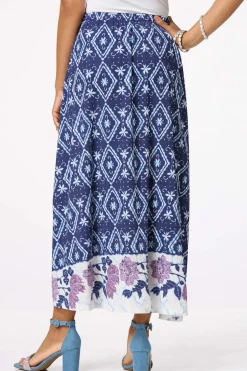 Cato Floral Border Maxi Skirt> Skirts