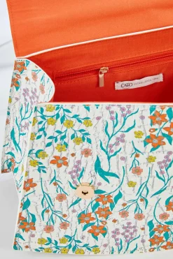 Cato Floral Textured Satchel><noscript><img width=