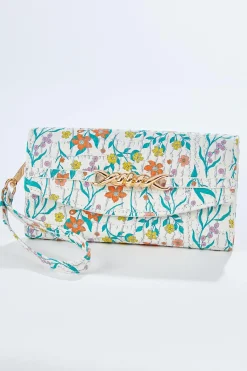 Cato Floral Textured Wristlet Wallet> Handbags