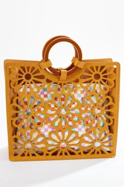 Cato Flower Lucite Tote Set> Handbags