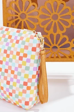 Cato Flower Lucite Tote Set><noscript><img width=