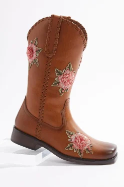 Cato Flower Western Boots> Boots
