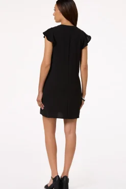 Cato Flutter Sleeve Shift Dress><noscript><img width=