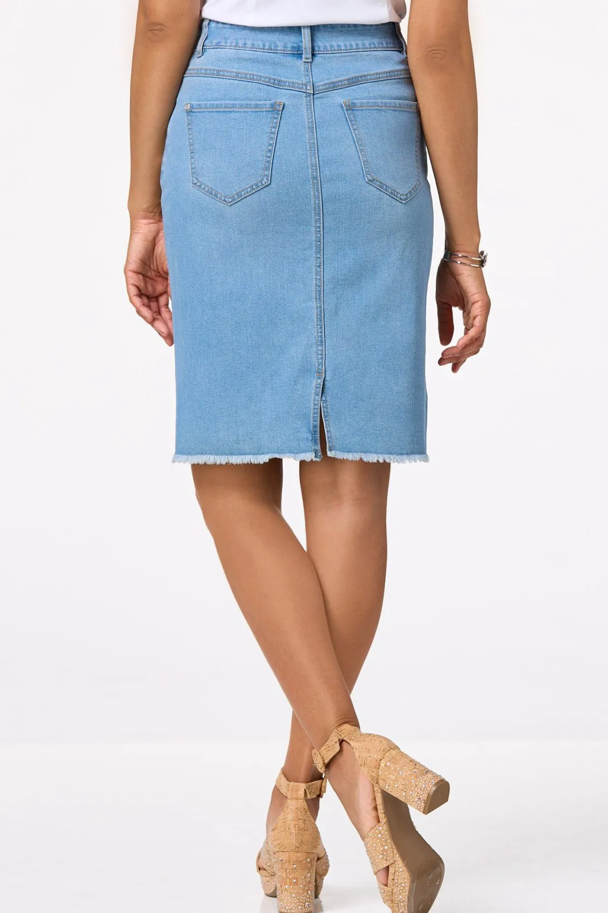 Cato Foiled Denim Skirt> Skirts|Jeans