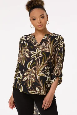 Cato Forest Floral Tunic> Tops