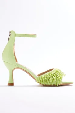 Cato Fringe Bead Dressy Heel Sandals> Sandals|Heels
