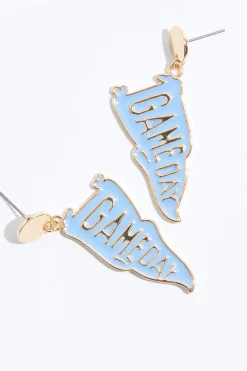 Cato Game Day Flag Earrings> Earrings
