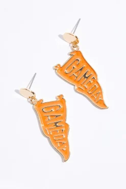 Cato Game Day Flag Earrings><noscript><img width=