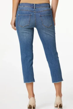 Cato Girlfriend Frayed Hem Jeans> Jeans