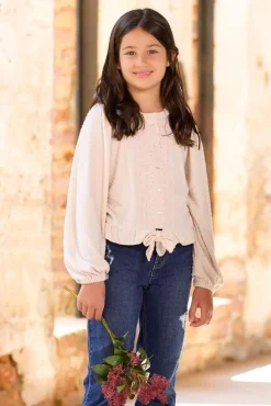 Cato Girls Clip Dot Eyelet Top> Tops & Jackets