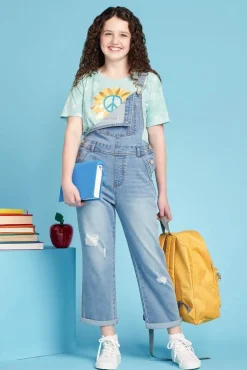 Cato Girls Denim Overalls> Bottoms