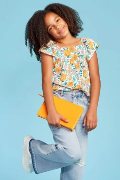 Cato Girls Flutter Sleeve Babydoll Top> Tops & Jackets
