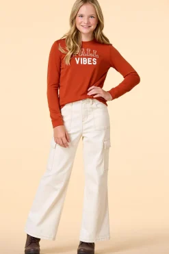 Cato Girls French Terry Fall Sweatshirt><noscript><img width=