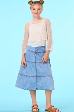 Cato Girls Layered Top><noscript><img width=