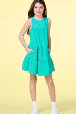 Cato Girls Ripple Babydoll Dress> Dresses