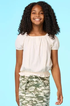 Cato Girls Ruffled Trim Top> Tops & Jackets