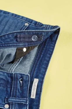 Cato Girls Stripe Ruffled Hem Jeans><noscript><img width=