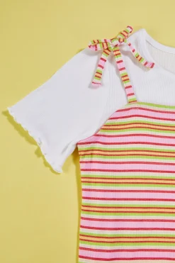 Cato Girls Tie Shoulder Jumper><noscript><img width=