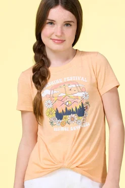 Cato Girls Twisted Sunshine Tee> Tops & Jackets