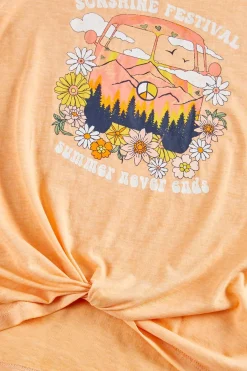 Cato Girls Twisted Sunshine Tee><noscript><img width=